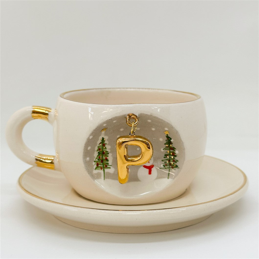 Winter Letter Mug