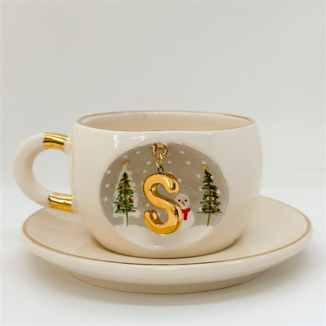 Winter Letter Mug