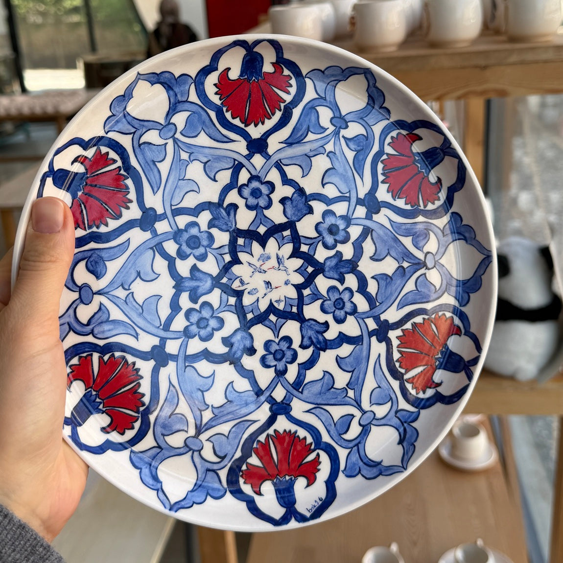Stork Decorative Porcelain Plate, product view