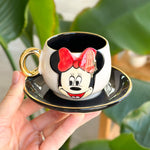 Minnie Mouse Coffee Cup Black