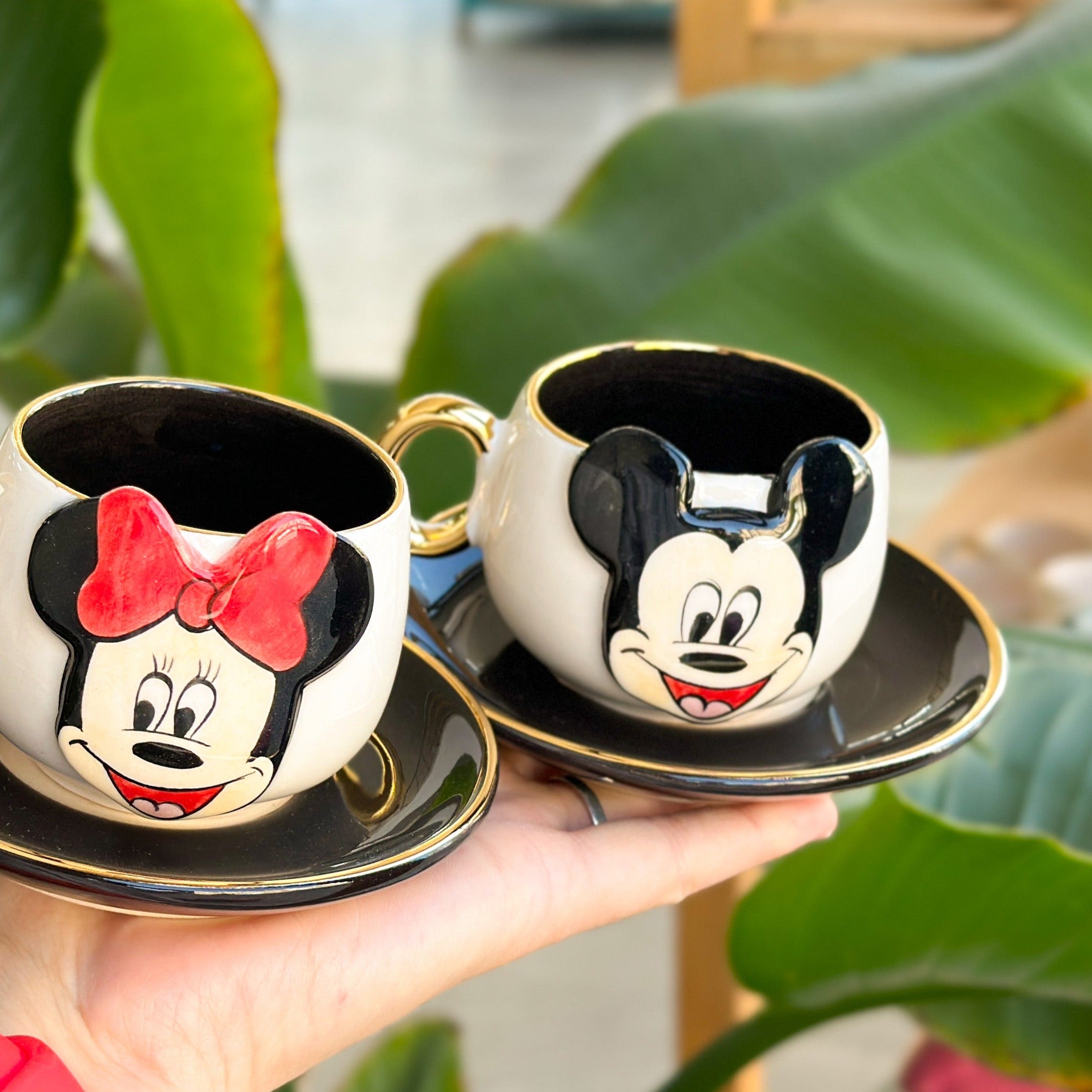 Mickey Mouse Coffee Cup Black