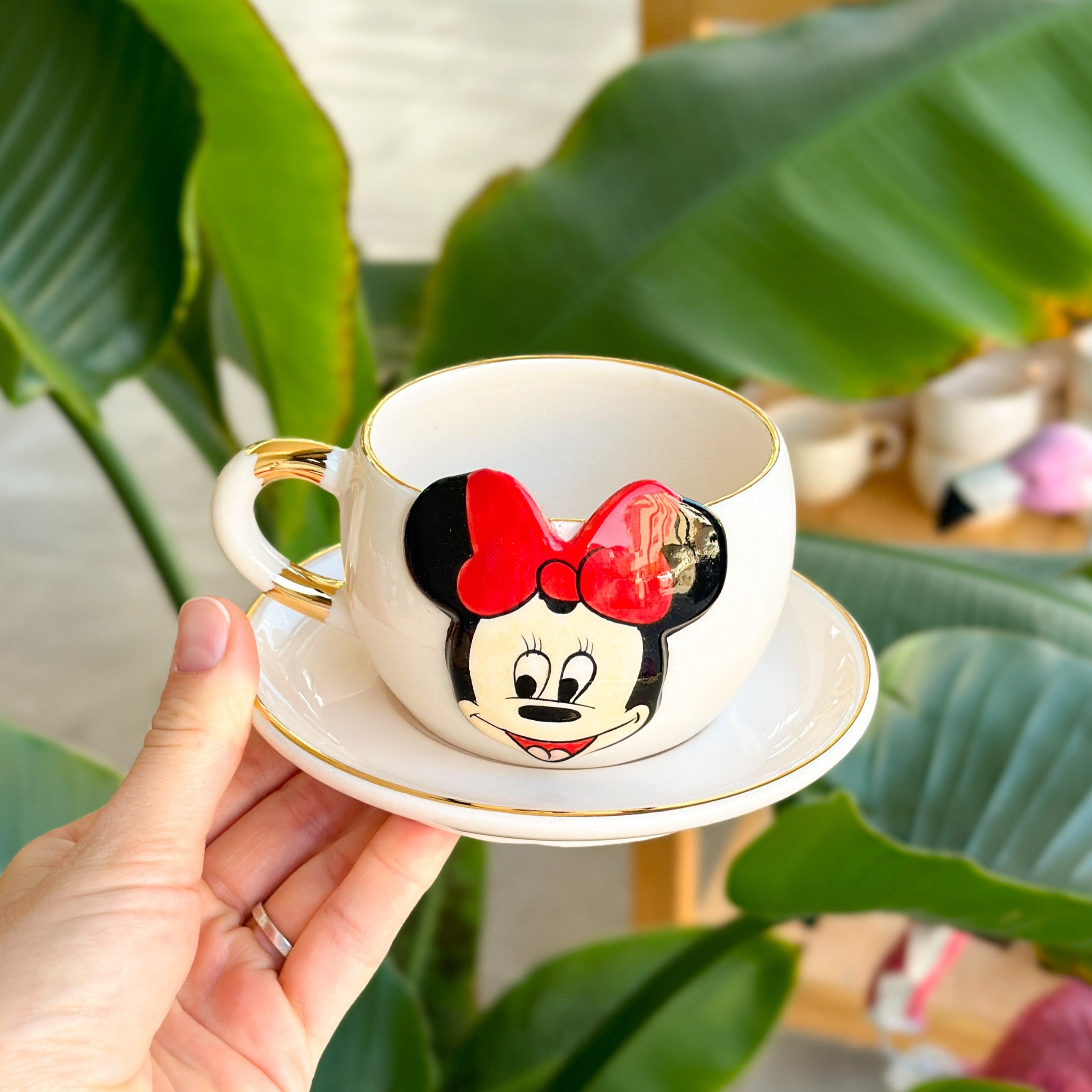 Minnie Mouse Tea Mug White