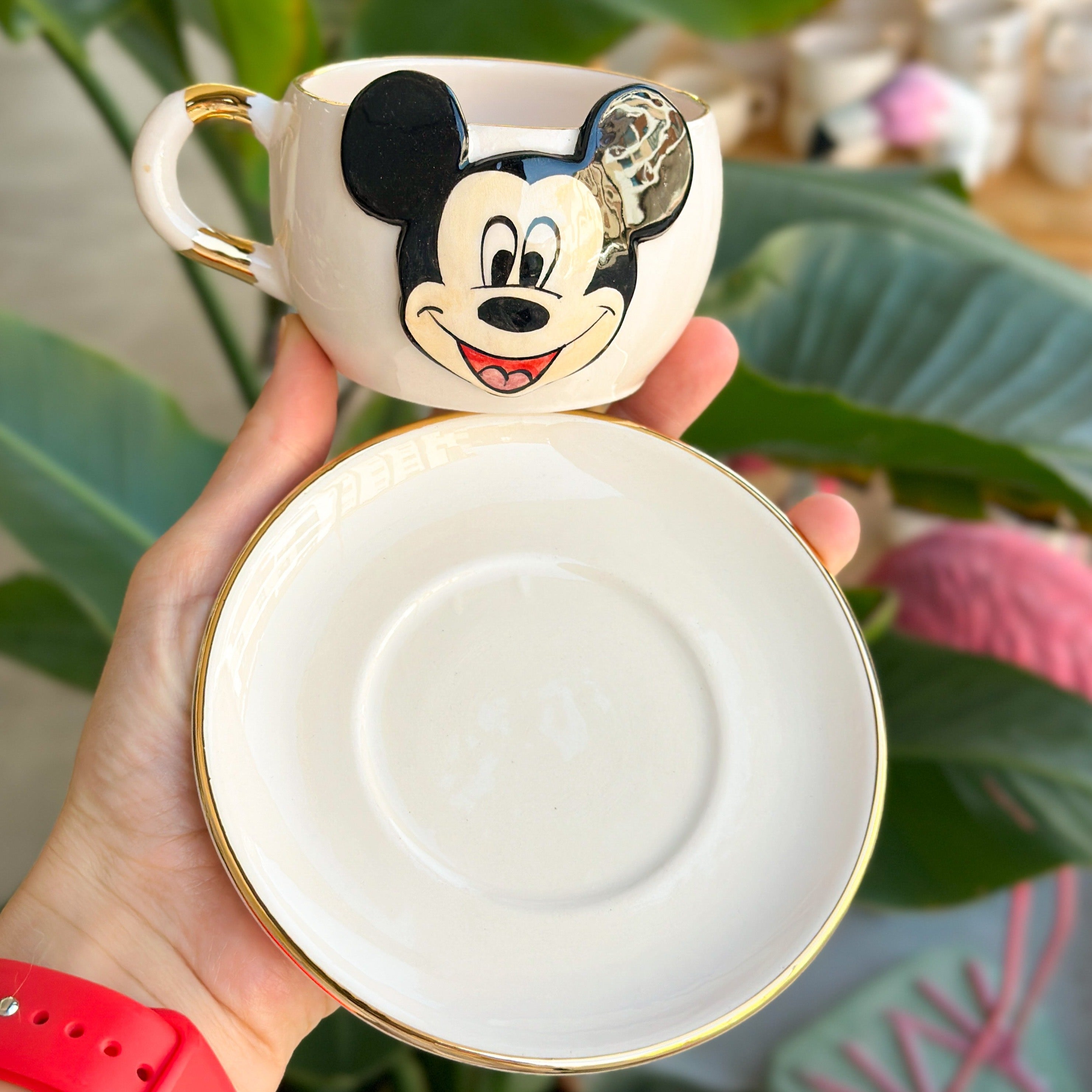 Mickey Mouse Tea Mug White