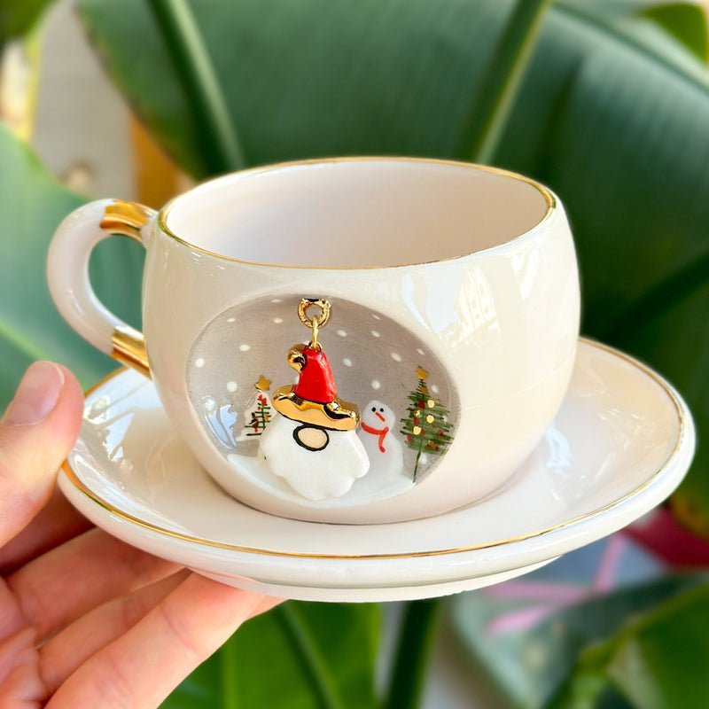 Father Christmas Tea Cup