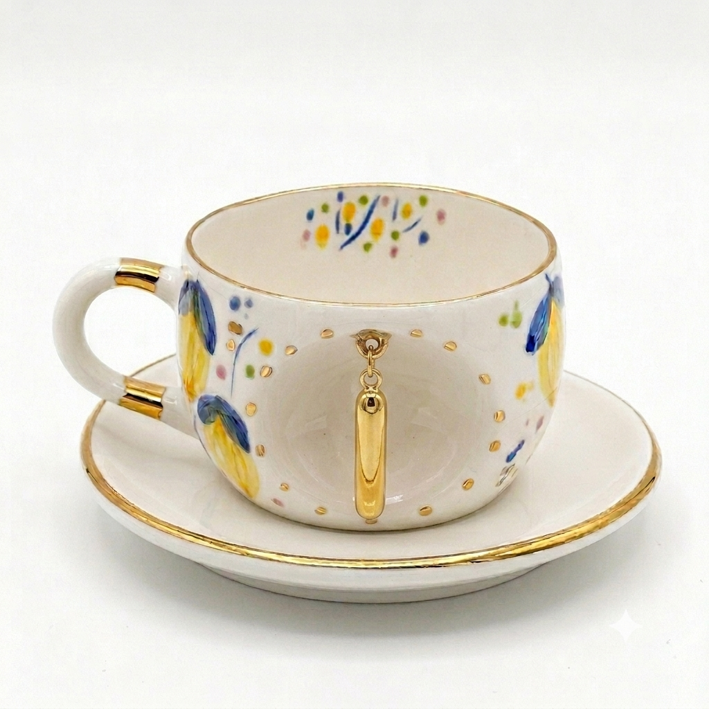Lemon Personalized Tea Mug, detail view 15