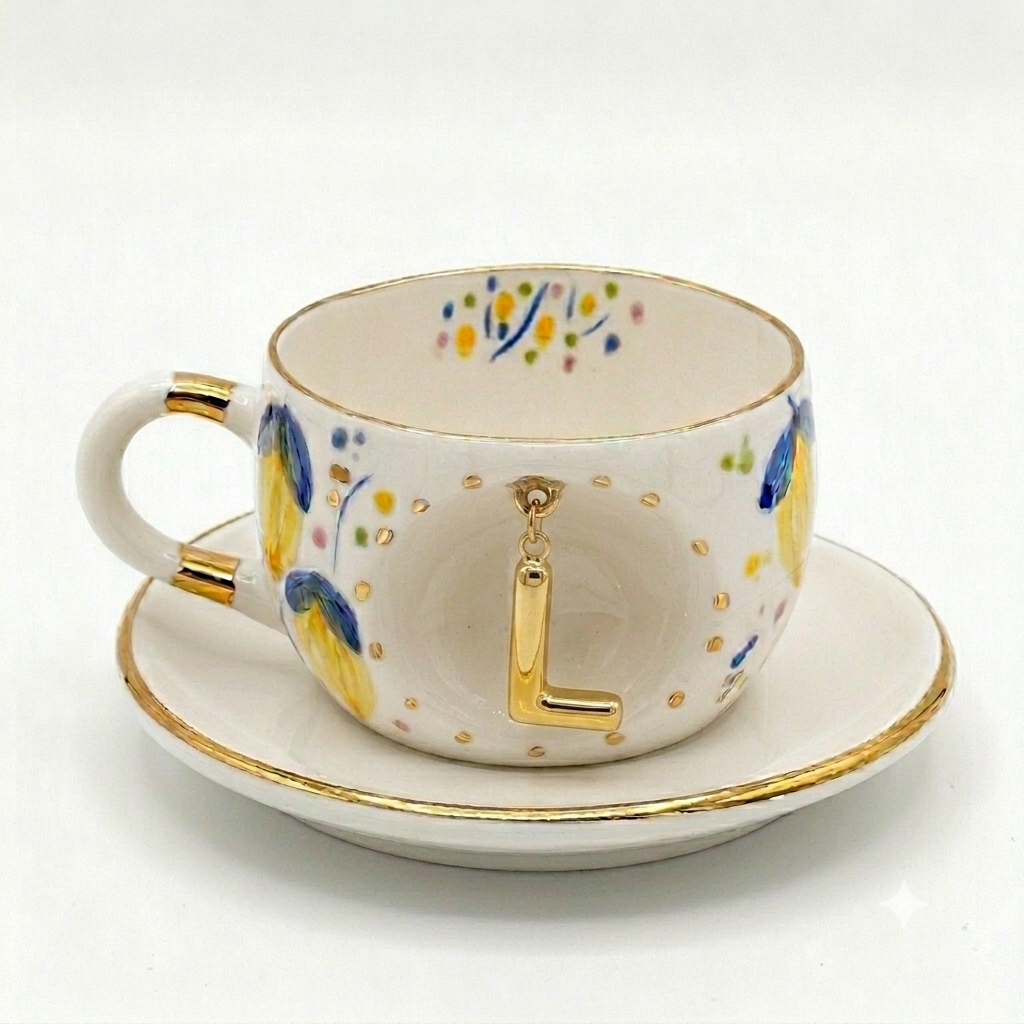 Lemon Personalized Tea Mug, detail view 18
