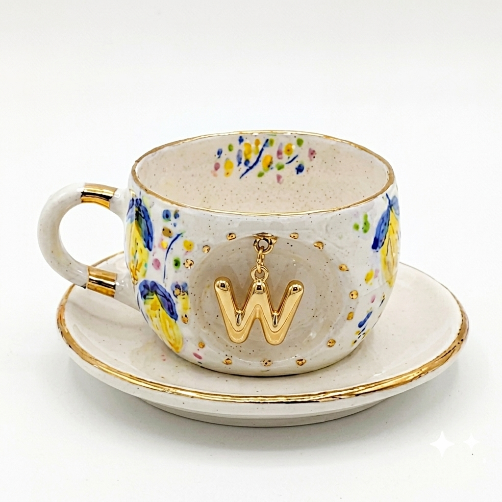 Lemon Personalized Tea Mug, detail view 29