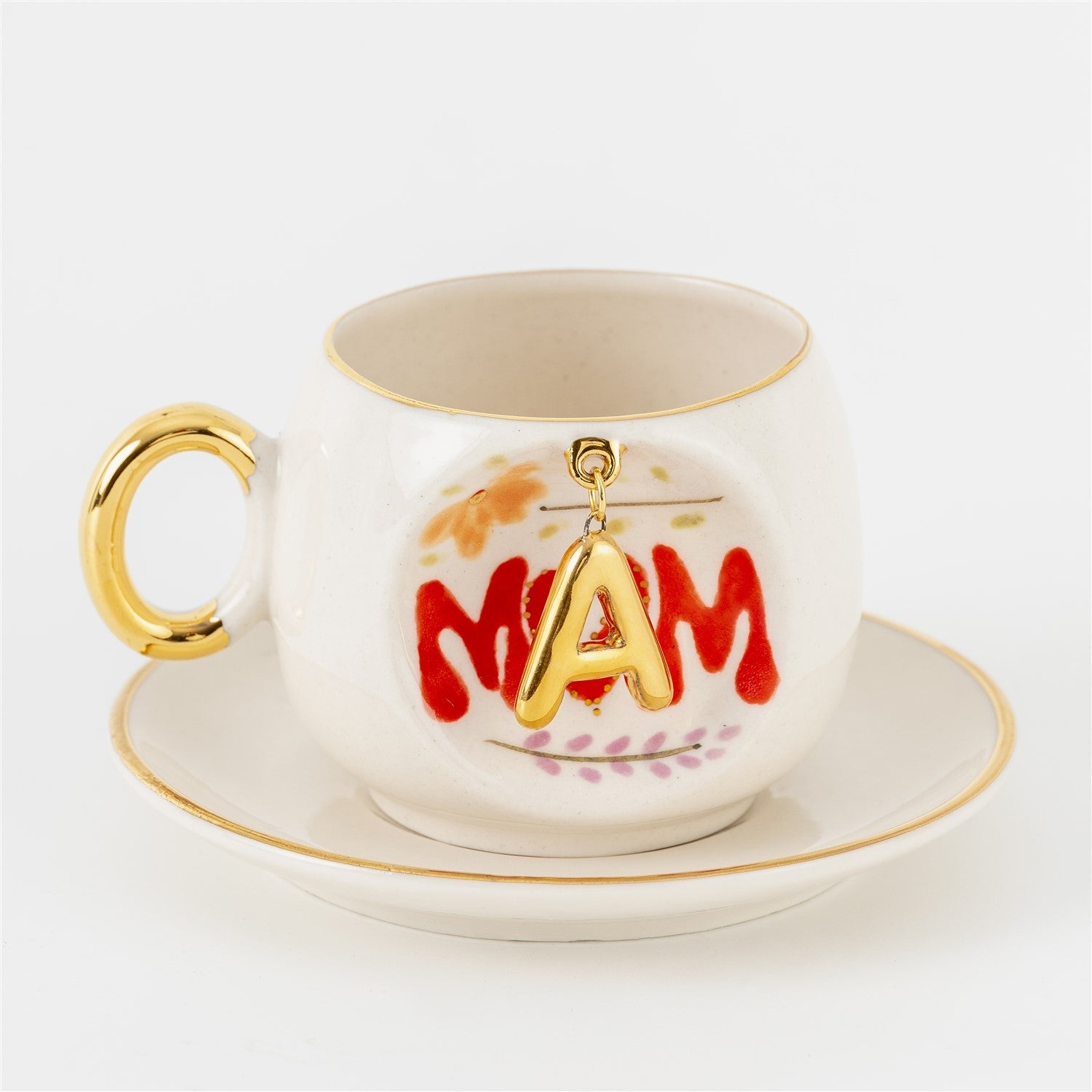 Mother's Day Mom Personalized Turkish Coffee Cup, product view