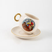 Cappadocia Hot Air Balloon Turkish Coffee Cup, detail view 3