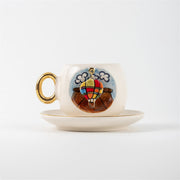 Cappadocia Hot Air Balloon Turkish Coffee Cup, detail view 2