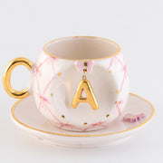 Bow Personalized Turkish Coffee Cup, product view