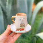 Istanbul Coffee Cup - 130 ml - Turkish Coffee cup