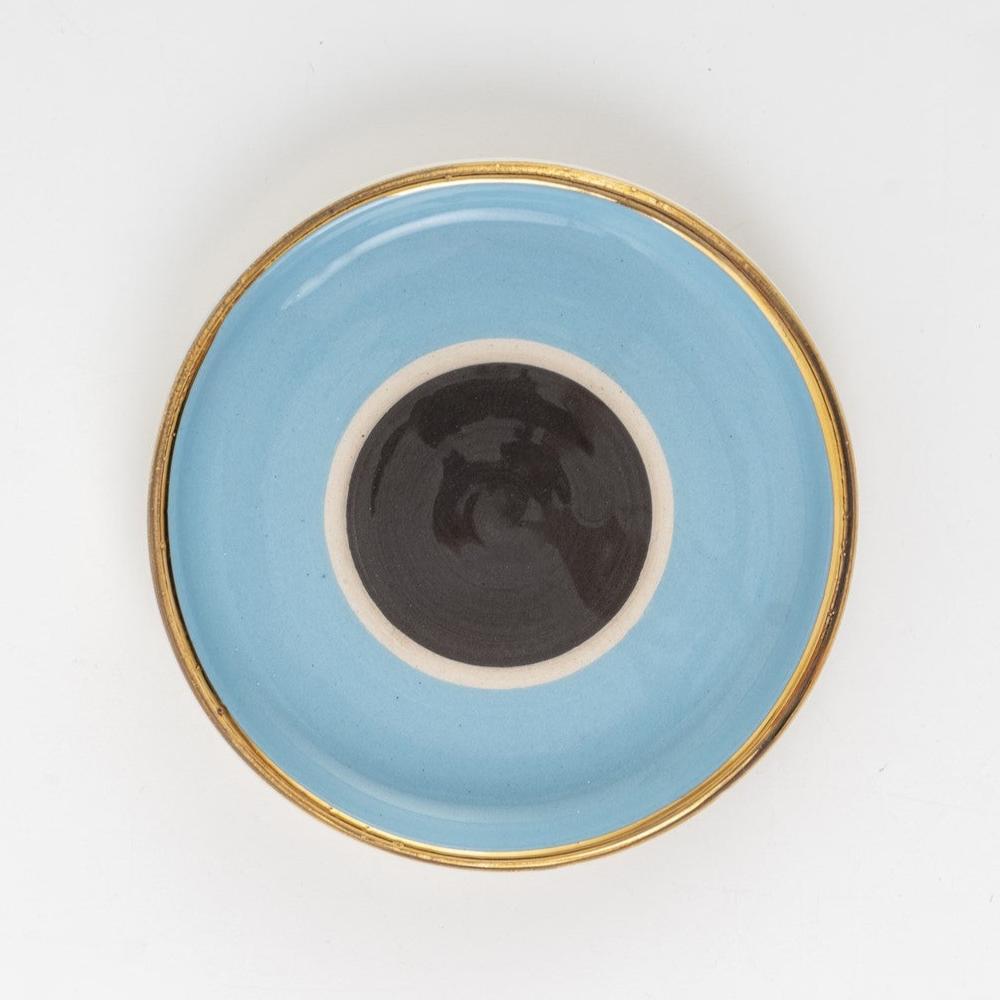 Nazar Blue Turkish Delight Serving Dish, product view