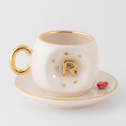 Love Heart Personalized Turkish Coffee Cup, product view