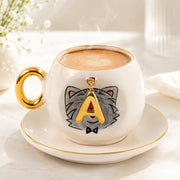Cat Personalized Turkish Coffee Cup, detail view 2