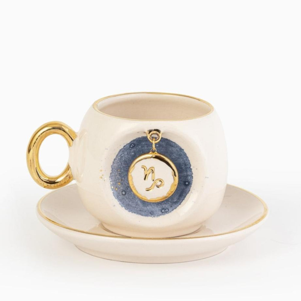 Capricorn Zodiac Turkish Coffee Cup, product view