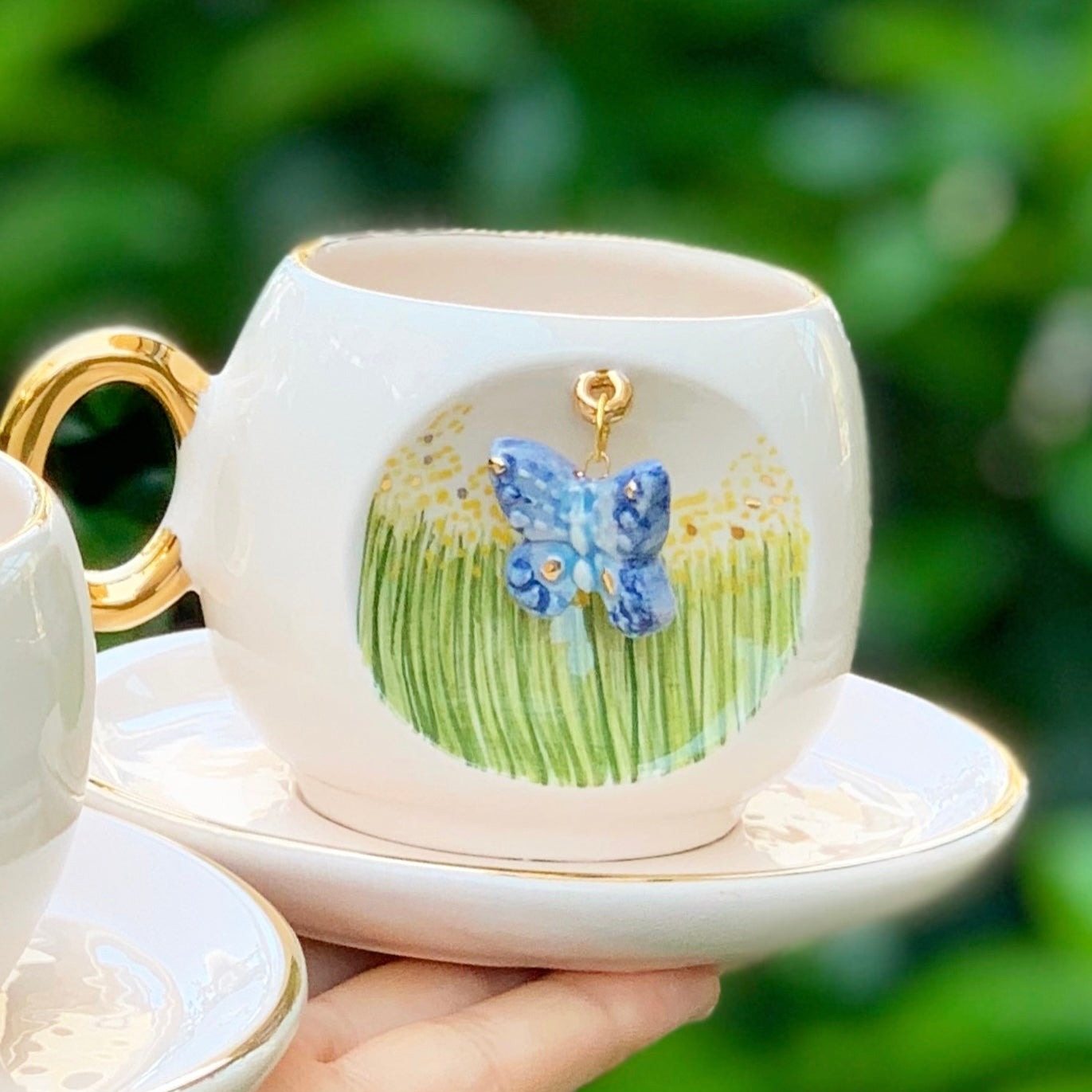 Butterfly Coffee Cup