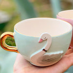 Single Swan Tea Mug Nile Green