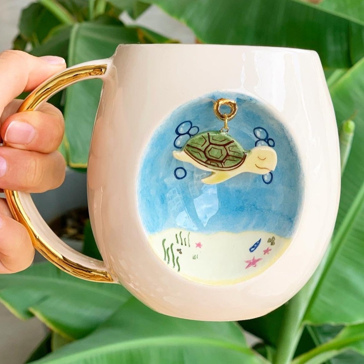 Nature Series Caretta XL Mug - BSK Ceramics Handmade