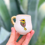 Golden Bird Coffee Cup Green