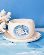 Nature Series Blue Whale Tea Mug