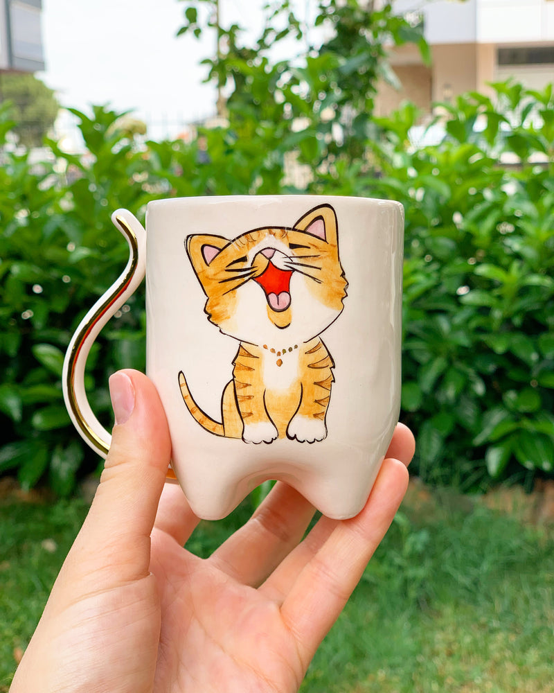 Kitty Mug Orange