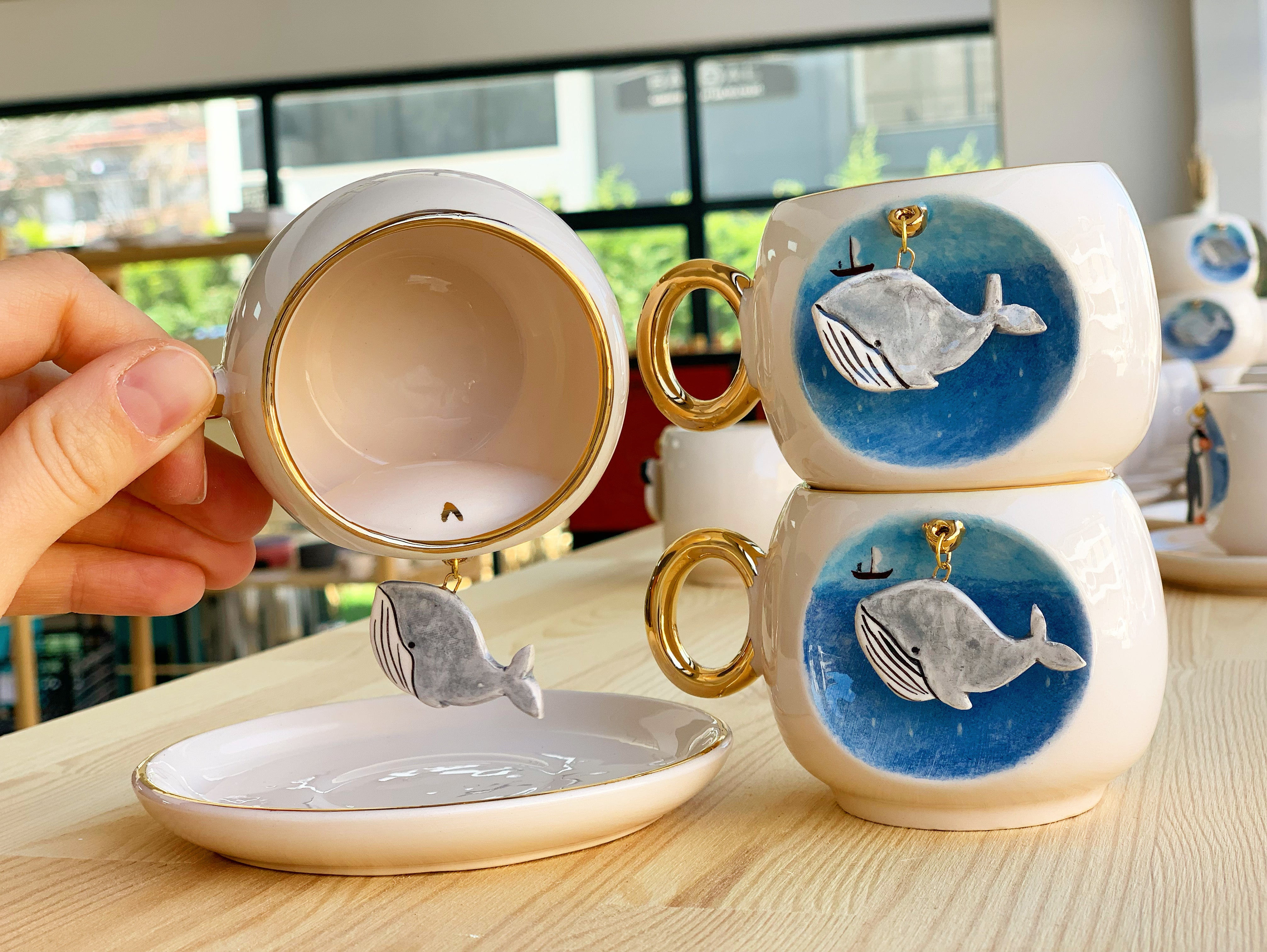 Nature Series Blue Whale Coffee Cup