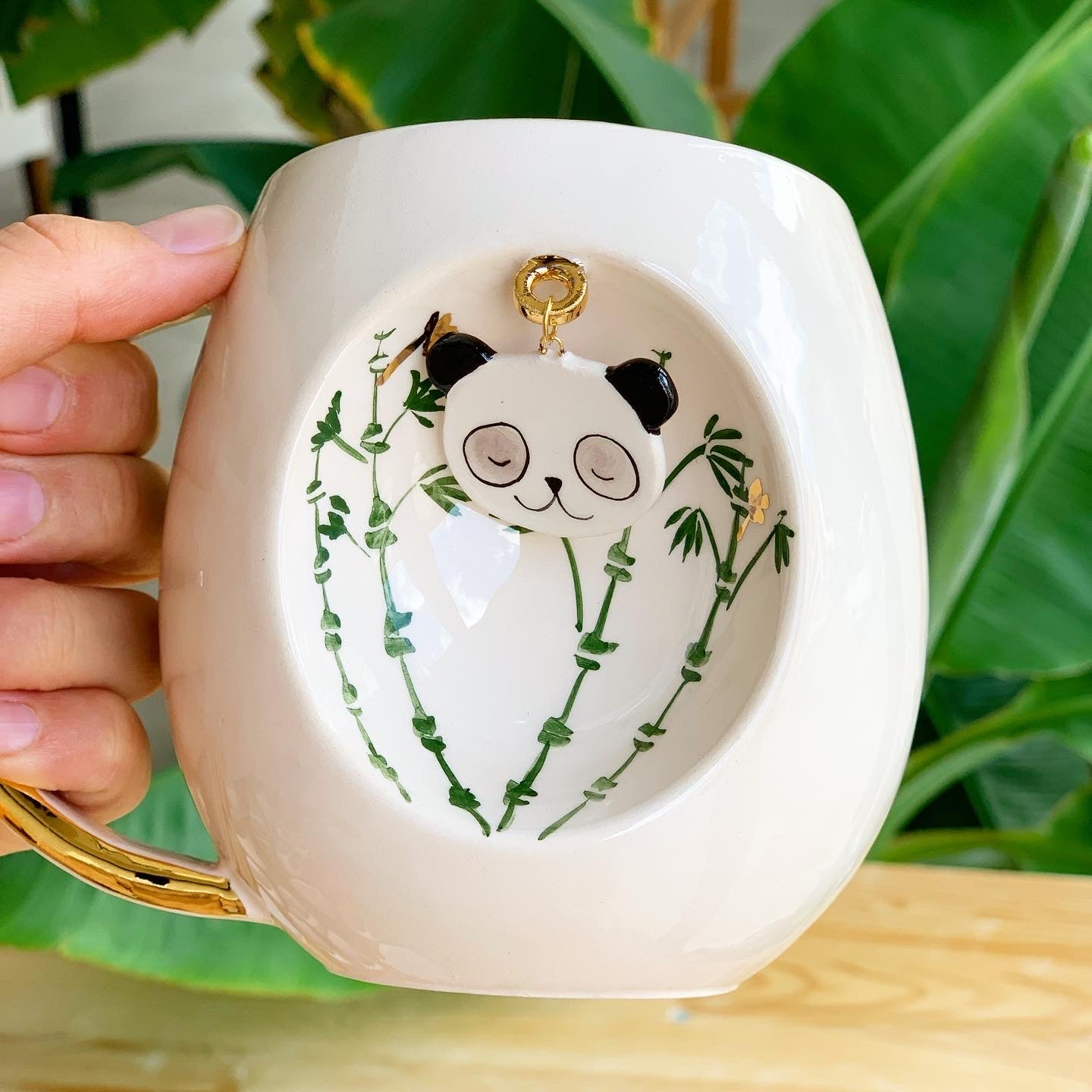 Nature Series Panda XL Mug - BSK Ceramics Handmade