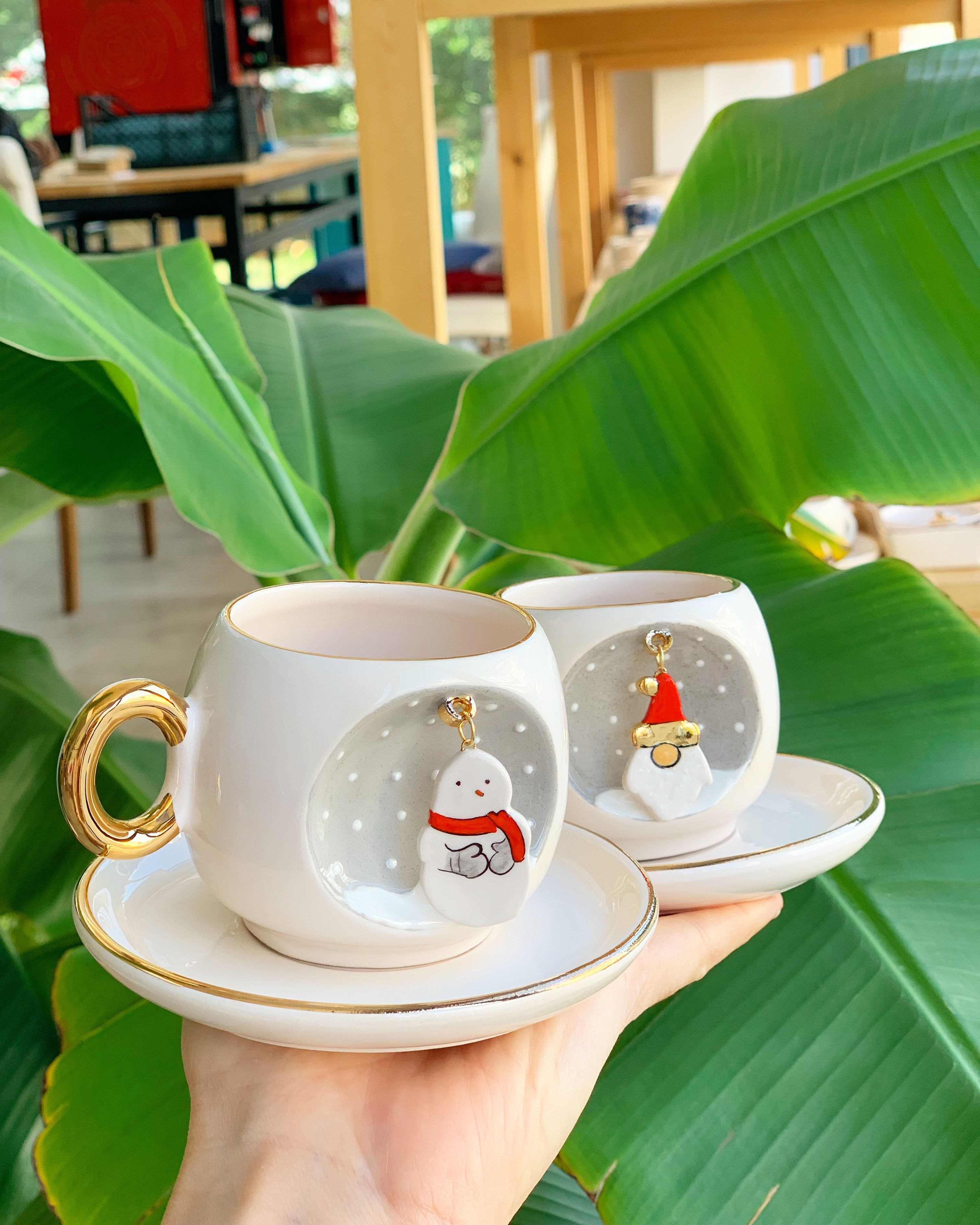 Snowman Coffee Cup