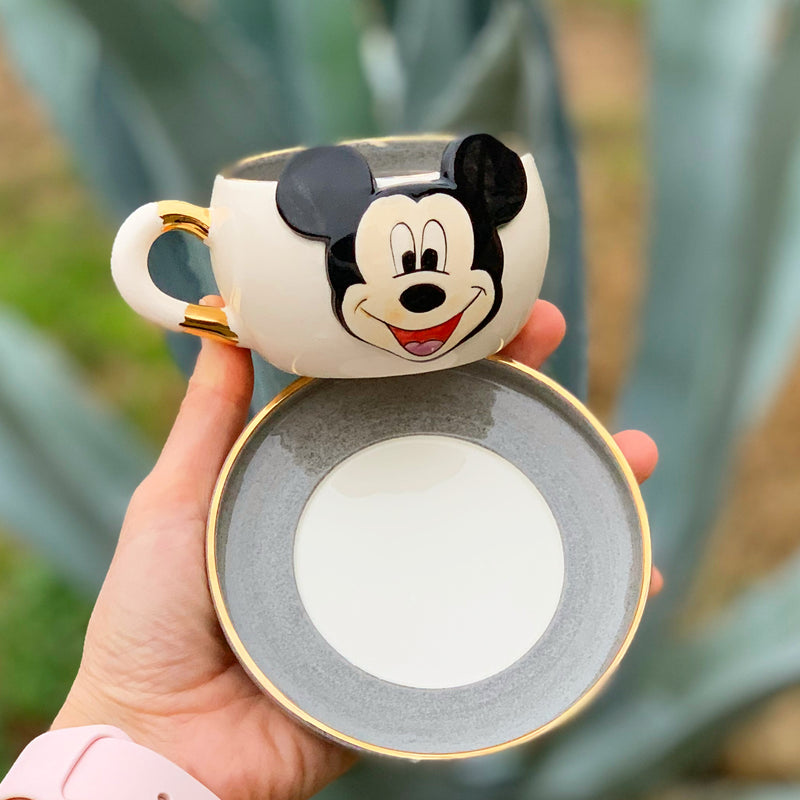 Mickey Mouse Tea Mug Gray