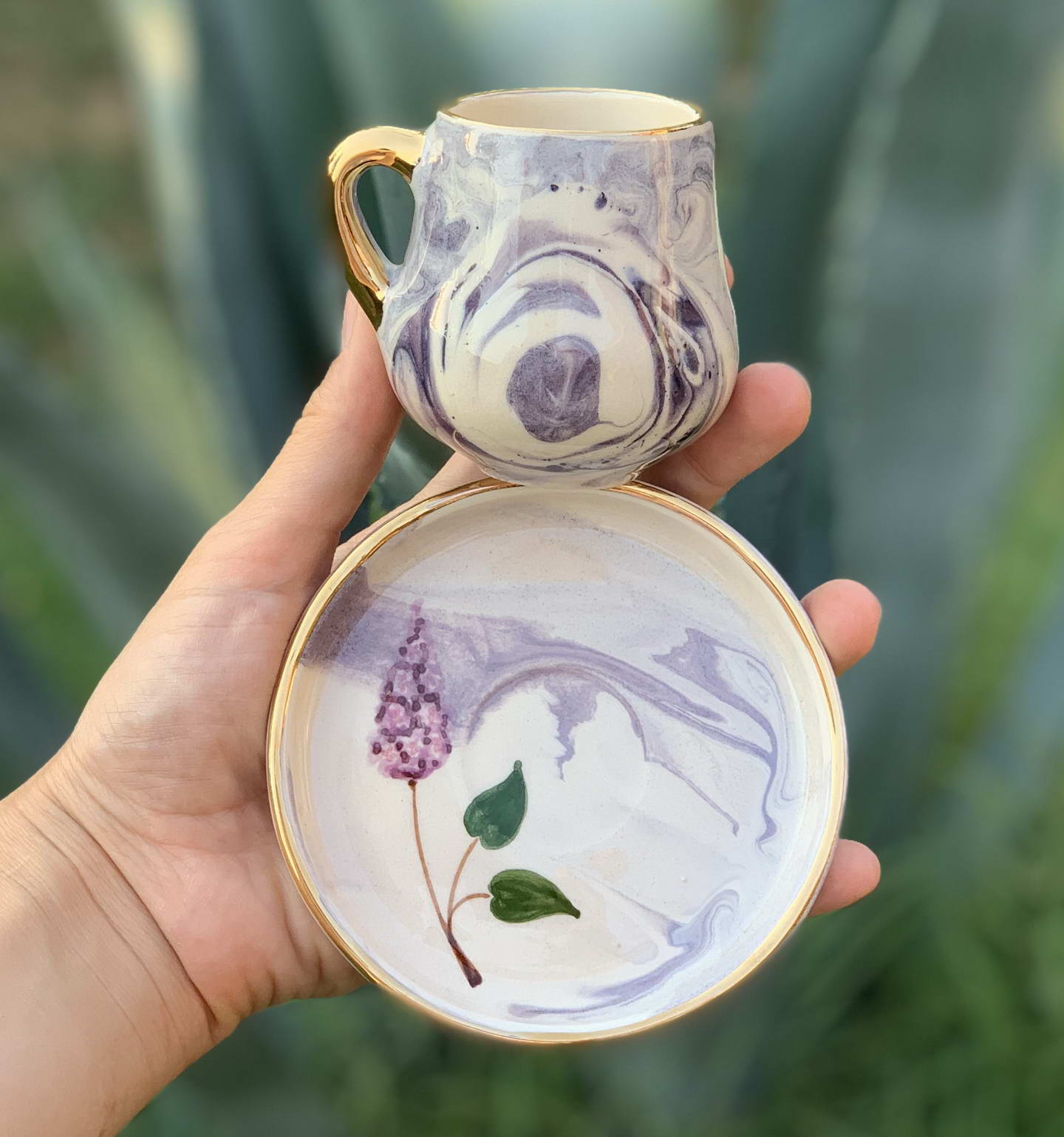 Lilac Series Coffee Cup Lilac