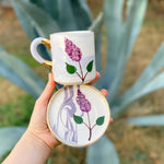 Lilac Flower Mug