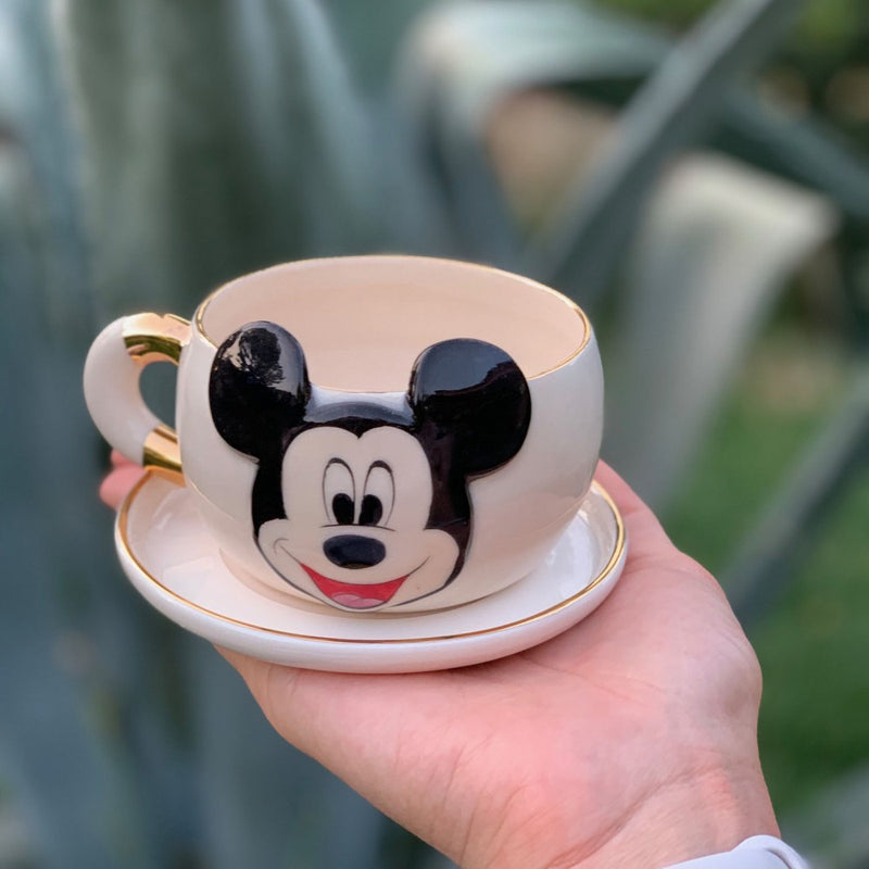 Mickey Mouse Tea Mug White