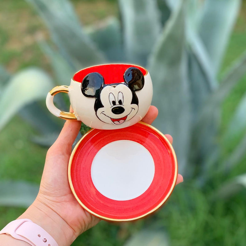 Mickey Mouse Tea Mug Red