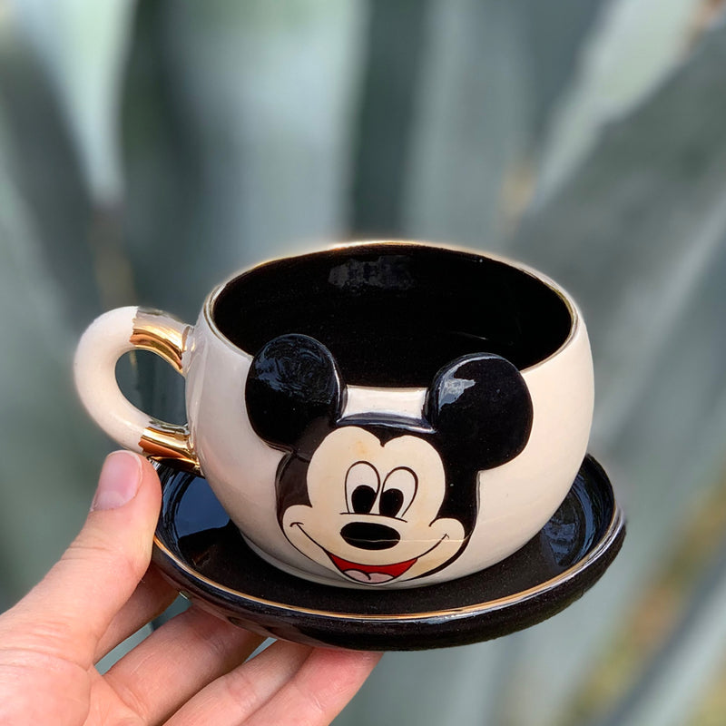 Mickey Mouse Tea Mug Black