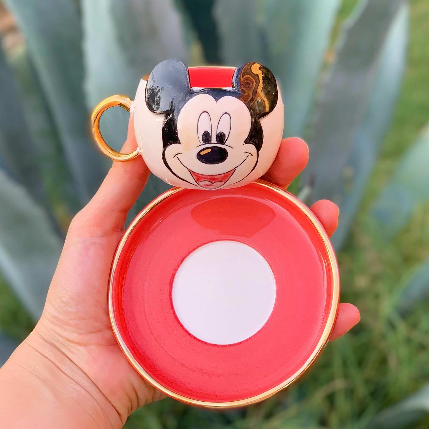 Mickey Mouse Coffee Cup Red
