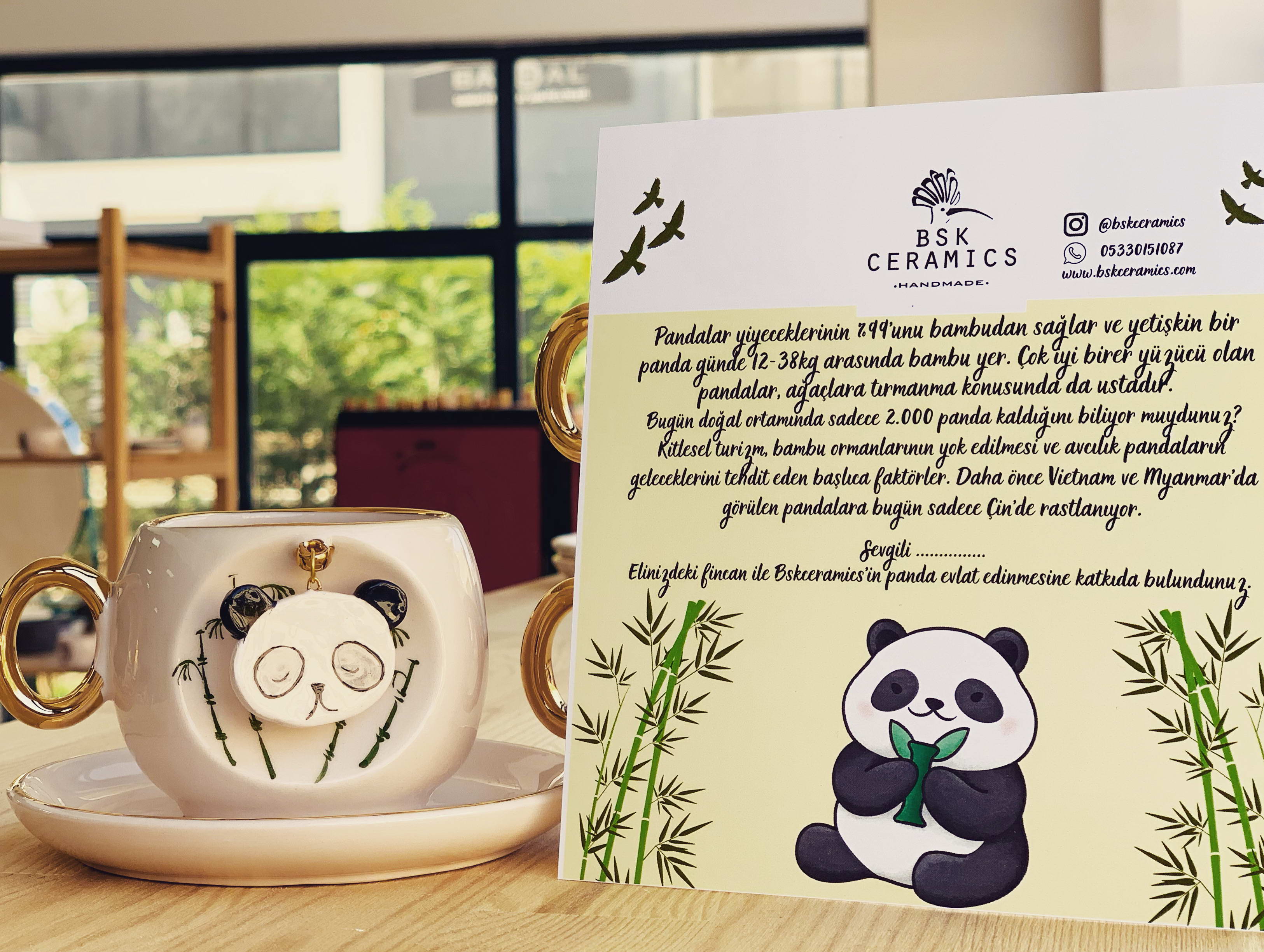 Nature Series Panda Coffee Cup